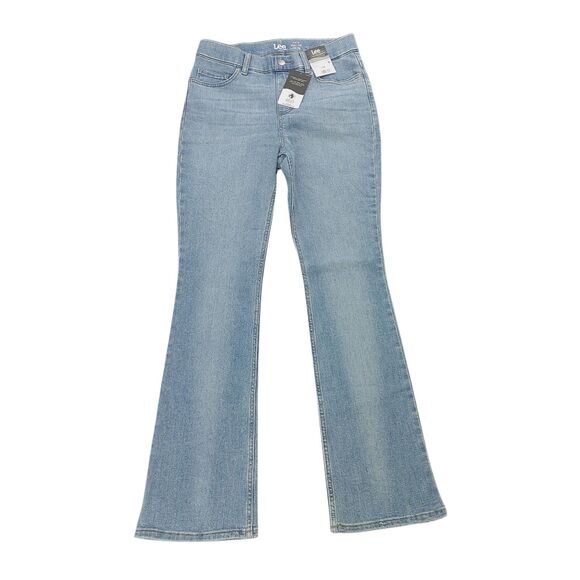 NWT Lee 8M Women's High Rise Slim Fit Sculpting Pull On Bootcut Jeans - Picture 1 of 14